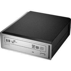 HP DVD Writer 22x Externo USB 2.0 DVD1170e LightScribe DVD + gratis 5PK los medios de comunicación (6907277001980) del quemador