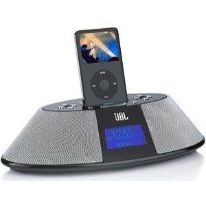 JBL Professional JBL On Time schwarz - iPod Dock Docking Station, Lautsprechersystem, Radiowecker