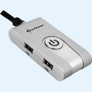 Sharkoon PC Jump Start (TQZS08) 2-Port USB Hub