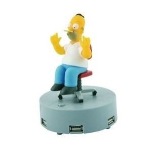 Wesco Manufacturing Legends - Homer Simpsons Station 4 port usb music... 4 ports