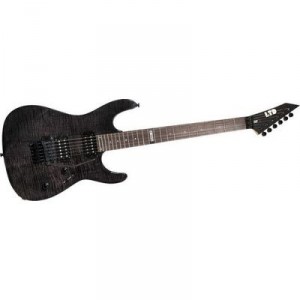 Guitarra ESP Empresa ESP LTD M100 FM NEGRO TRANSPARENTE