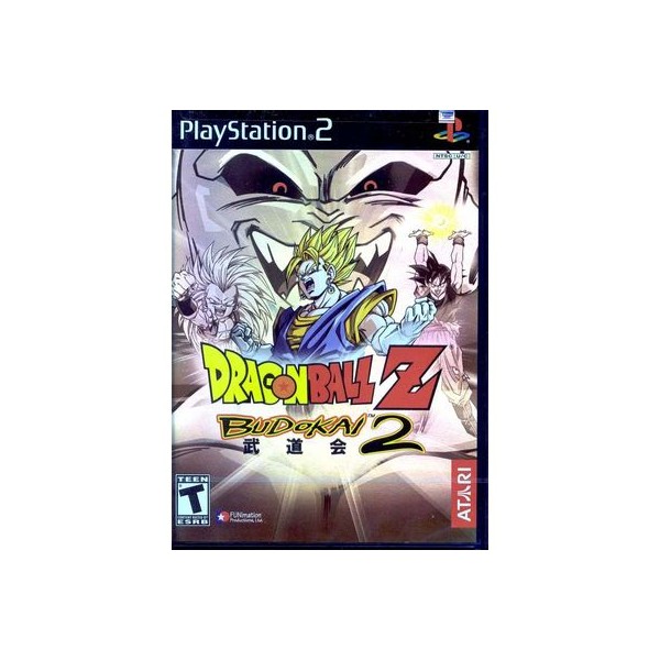 Jeu PS2 Dragon Ball Z Budokai 2 - Version Platinum - Bon état Complet