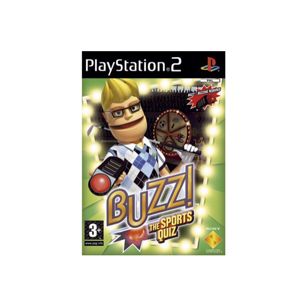 BUZZ LE QUIZZ MUSICAL + 4 BUZZERS / SONY PS2 / NEUF SOUS