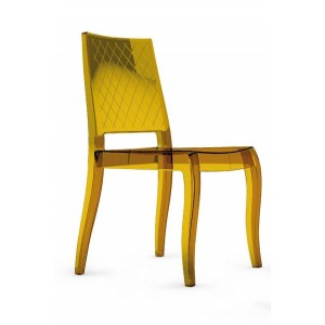 Chaise Polycarbonate CLASS-XC Crystal Or