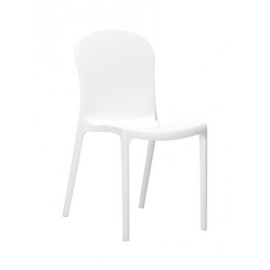 Polycarbonate Chair CHAIR VITO Plexi White