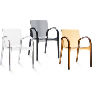 Chaise Polycarbonate CHAISE ARMIS Blanc