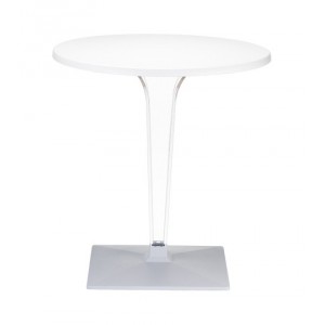 Gartentisch ROUNDTABLE Ice White