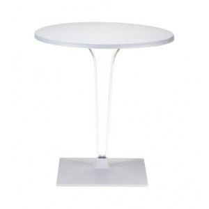 Garden table ROUNDTABLE ICE-T Silver gray
