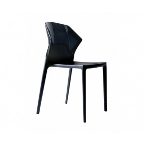 Polycarbonat Lehrstuhls Lehrstuhl CUSTOM EGO-S Schwarz / Schwarz