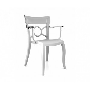 Polycarbonate Chair CHAIR CUSTOM OPERA-K Clear / White
