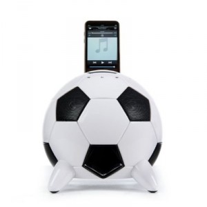 AMP Station accueil A4MIFOOTBALLNB - noir et blanc Station d'accueil pour lecteur MP3, pour iPhone, iPod avec Dock C...
