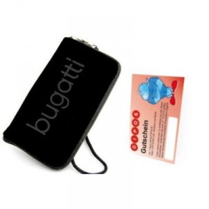 BUGATTI Deluxe Funda Funda Negro para Apple iPod 3G 32GB und 3-G de telefonía móvil de 64 GB