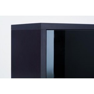 NACHTTISCH Schlafzimmerm&ouml;bel Krankenbett Trevi Trevi Wenge / schwarz