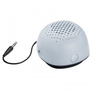 Nokia - MD11  Portble Speakers MD-11 - Mini speaker with a 360 - White - Its powerful - Possi ... Speaker System parleu