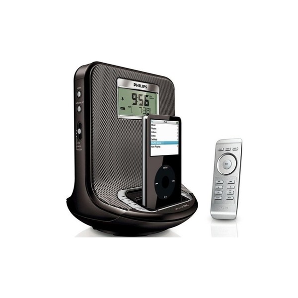 Philips Docking Entertainment System AJ301DB Clock Radio with iPod