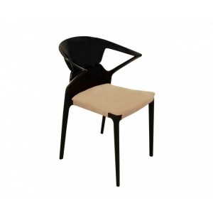 KISSEN COMFORT Polycarbonat Stuhl zu Stuhl EGO-K Kunstleder beige