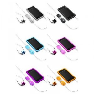 Sumajin - Loop Starter Kit Kopfhörer / Headphone, Kabelaufwicklung für iPod touch - Schwarz