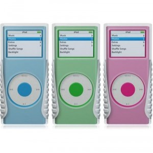 Xtrememac - TuffWrap Accent - Case iPod nano 2nd Generation - Clear / White (UK Import Case Un ..