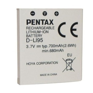 Lithium-Ion Pentax D-LI95 (39817) for Optio E75, Optio M85