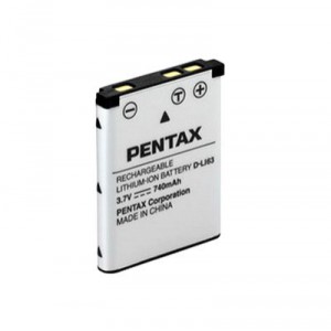 39587 Pentax D-LI63 Batería recargable de iones de litio recargable (3.7V, 740mAh)