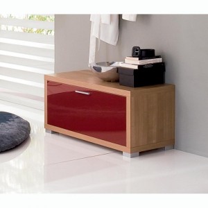SHOE CABINET shoe cabinet shoe ROSSO Rosso walnut / red