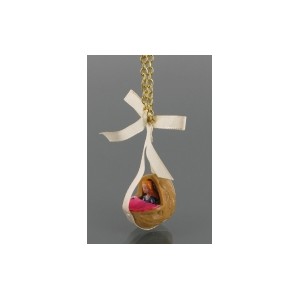 Varje ber&auml;ttelse &auml;r n&ouml;tter halsband Tiny r&ouml;dh&aring;rig N2