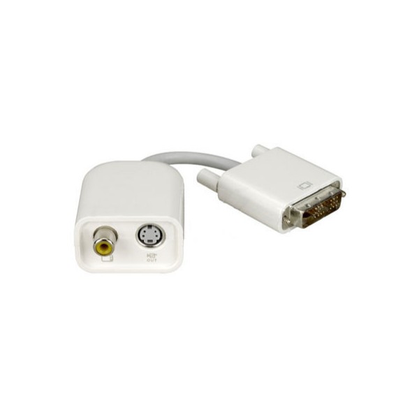 Pal dvi to video adapter - adaptateur s-video/composite - dvi (m) - Mini-din 4 broches, rca (f) (4547597449974)