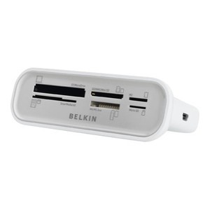 Belkin - Memory Card Reader - 56 in 1 - White (F4U003NGWHT)