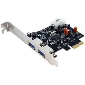 StarTech.com 2 Port PCI Express SuperSpeed USB 3.0 Card Adapter - Adaptateur USB - PCI Express x1 - ... (PEXUSB3S2) Adaptateur 