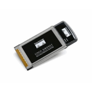 Cisco Aironet &Acirc;&reg; 350 (AIR-CB21AG-E-K9) 802.11a/b/g Wireless Adapter