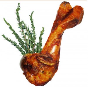 PolyTrans geräucherter Schinken Knochen Hund behandelt