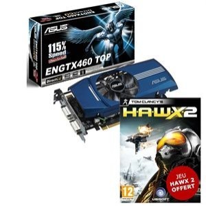ASUS GeForce GTX 460 - 1 GB GDDR5 - PCI-Express 2 0 (ENGTX460 DirectCU TOP/2DI/1GD5) Video Card