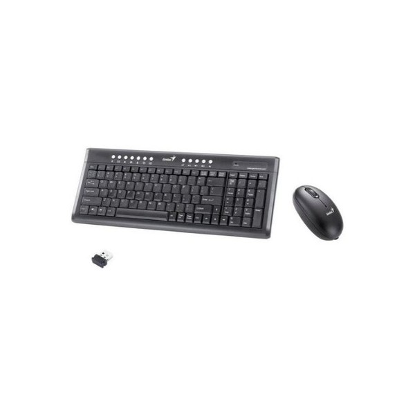 Trezo Ensemble Clavier Souris Sans Fil,Configuration Azerty Français