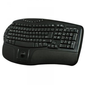 Perixx PERIBOARD-711 Wireless Keyboard mit Trackball (4049571071121)