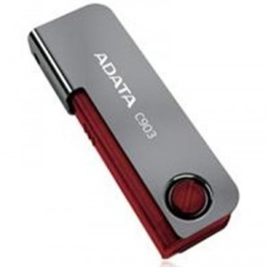 A-Data Technology 8GB ADATA USB Stick Classic Red 903 (AC903-8G-RRD)