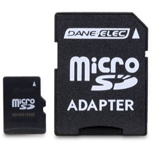 Dane-Elec Dane Elec - Carte mémoire MICRO SD / Transflash + Adaptateur en 4 Go (DA-SDMC-4096-R) 60x