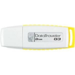 Kingston DataTraveler 8GB USB Flash Drive G3 - Amarillo (DTIG38GB)