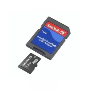 1GB Micro SD Speicherkarte f&uuml;r Konica Minolta DiMAGE Z3 (SD-Adapter inbegriffen)