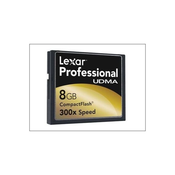 Lexar Carte Compact Flash UDMA 300X Professionel 8GB