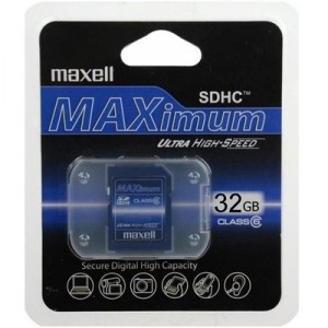 Maxell Memory Card 32Gb SDHC Class MAXIMUM 6 (854267.00.TW)