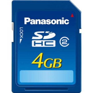 Panasonic RP-SDR 04 GE1A Azul 4 GB / GB (5025232531059) Tarjeta SDHC