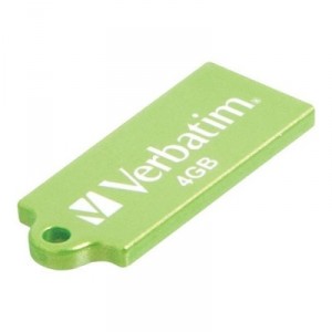 Verbatim USB Micro Memory/4GB Eucalyptus Green (47418)