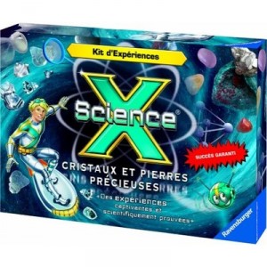 Ravensburger - 18882 - Education - Science Nature - Maxi science X Crystals Gems