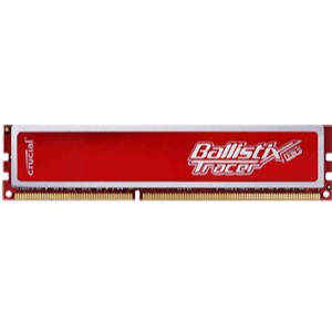 Memory 1GB, Ballistix Tracer 240-pin DIMM DDR3 SDRAM Crucial Technology 1 GB (BL12864TR1337)