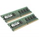 Mémoire 4GB kit DDR2 RAM Crucial Technology PC2-8600 2 x 2 Go (CT798346)