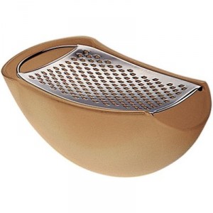 A di Alessi - Parmenides - Reibe mit Käse aus thermoplastischem Harz - Ivory Farbe e. ..