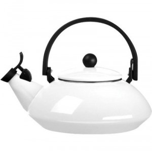 Le Creuset - 92009600010000 - Bouilloire - Zen Sifflet Fixe - Blanc - 1,5 L