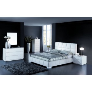 Blanco muebles del dormitorio HOMA