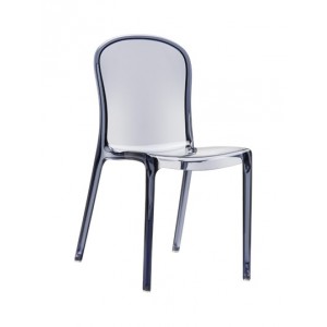 Polycarbonate Chair CHAIR VITO transparent Plexi Gray