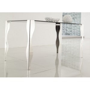 Table fixe Wave table verre